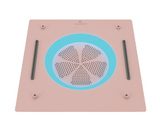 HYDRA LED CEILING SHOWER 3 FLOW WITH INST KIT - LUXELET -  ( FLAMIGO PINK - TIBO - 550x500 mm - 22inchX20inch )