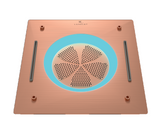HYDRA LED CEILING SHOWER 3 FLOW WITH INST KIT - LUXELET -  ( ROSS GOLD BRUSHED - TIBO - 550x500 mm - 22inchX20inch )