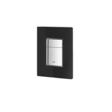 SKATE COSMOPOLITAN FLUSH PLATE, GLASS  - GROHE -  ( CHR/TITANIUM - G5 - SKATE COSMOPOLITAN - 0x0 mm - 0inchX0inch )