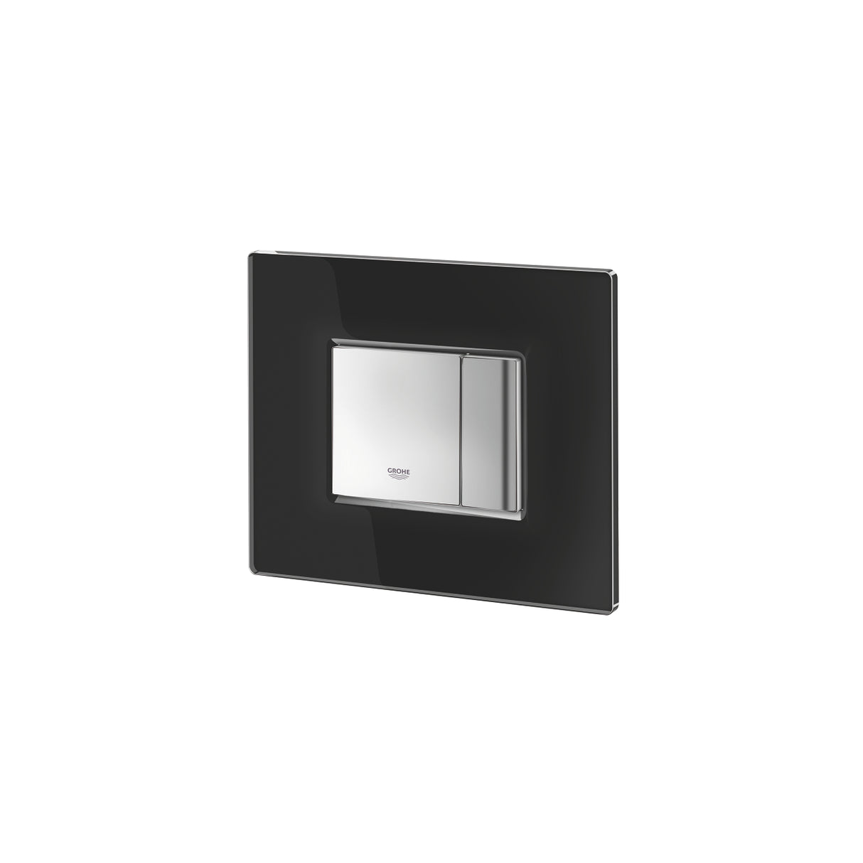 SKATE COSMOPOLITAN FLUSH PLATE, GLASS  - GROHE -  ( CHR/TITANIUM - G5 - SKATE COSMOPOLITAN - 0x0 mm - 0inchX0inch )