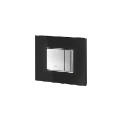 SKATE COSMOPOLITAN FLUSH PLATE, GLASS  - GROHE -  ( CHR/TITANIUM - G5 - SKATE COSMOPOLITAN - 0x0 mm - 0inchX0inch )