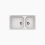 QUARTZ SINK 1.0 BOWL W/O DRAINBOARD (DEPTH 8.5INCH) HARMONY LV-1 - NIRALI -  ( BEIGE GRANITE - QUARTZ PREMIUM RANGE - 500x432 mm - 19.68inchX17inch )