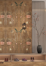 GLITER BROWN DECOR A HL - INDIAN TILES - ( - CRIST DECOR - 1200x600 mm - 48inchX24inch)
