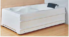 FRONT PANEL GP ACRYLIC (RHS) - OYSTER -  ( WHITE - ISABEL - 0x0 mm - 0inchx0inch )