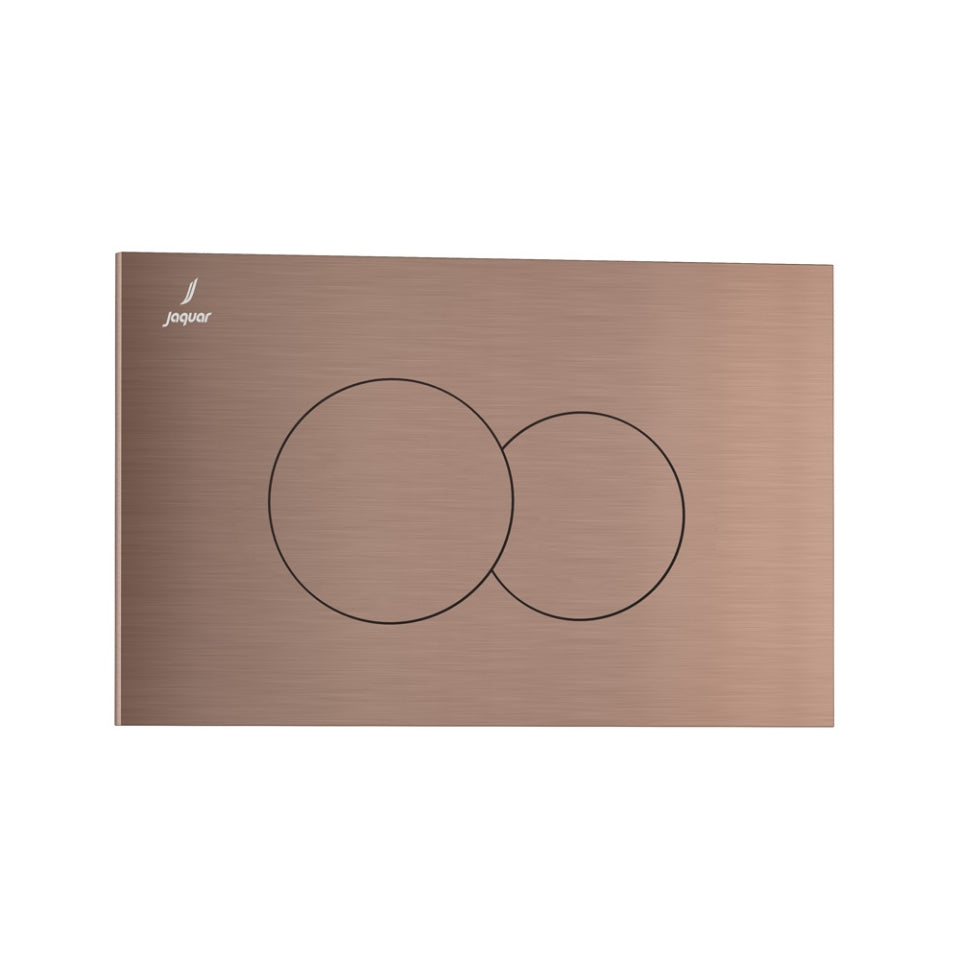 CONTROL PLATE - JAQUAR CISTERN -  ( ANTIQUE COPPER - OPAL - 240x155 mm - 9.6inchX6.2inch )
