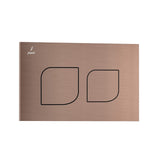 CONTROL PLATE - JAQUAR CISTERN -  ( ANTIQUE COPPER - ALIVE - 240x155 mm - 9.6inchX6.2inch )