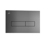 CONTROL PLATE - JAQUAR CISTERN -  ( BLACK CHROME - KUBIX - 240x155 mm - 9.6inchX6.2inch )