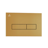 CONTROL PLATE - JAQUAR CISTERN -  ( GOLD MATT PVD - KUBIX - 240x155 mm - 9.6inchx6.2inch )