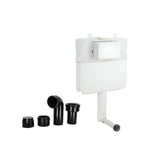 CONC.CIST 80MM WTH S DRAIN PIPE W/O FRAM - JAQUAR CISTERN -  ( WHITE -  - 0x0 mm - 0inchx0inch )