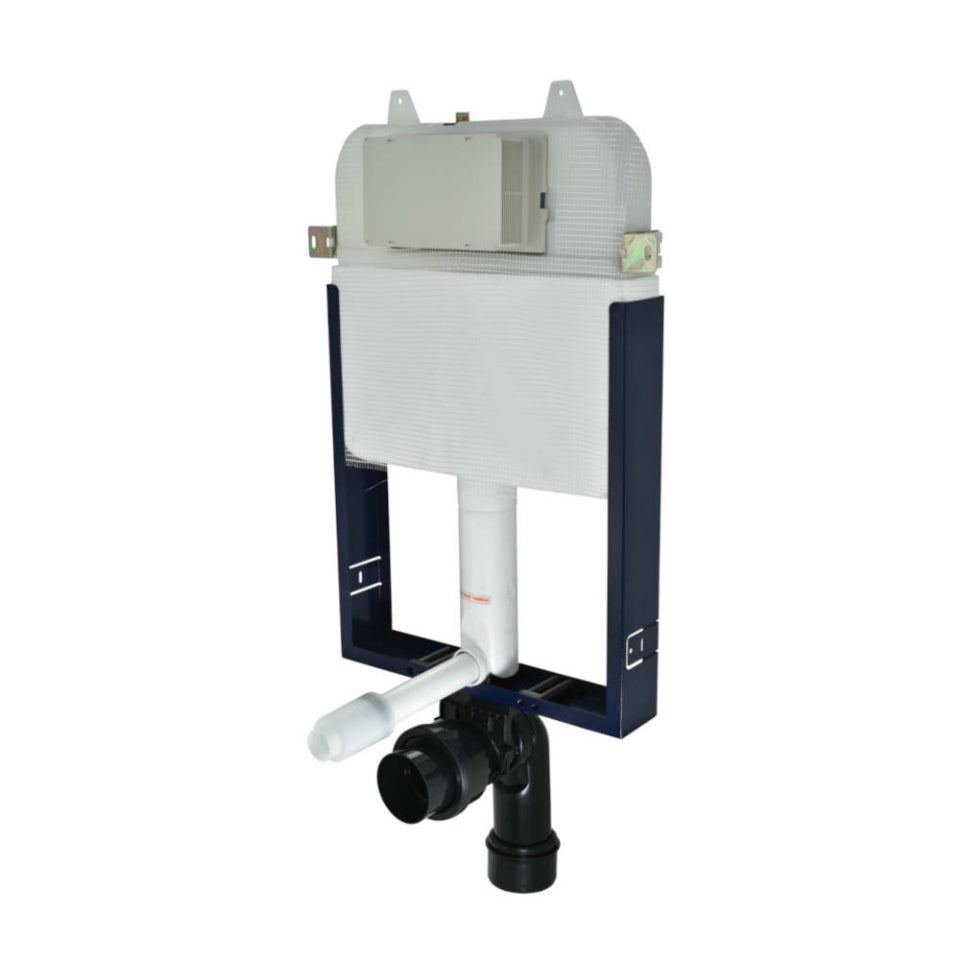 CONC.CIST 80MM W/W/MOUNT FRAME & S BEND - JAQUAR CISTERN -  ( WHITE -  - 0x0 mm - 0inchx0inch )