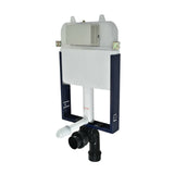 CONC.CIST 80MM W/W/MOUNT FRAME & S BEND - JAQUAR CISTERN -  ( WHITE -  - 0x0 mm - 0inchx0inch )