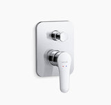 AT230 RECESSED BATH & SHOWER TRIM - KOHLER POPULAR -  ( POLISHED CHROME - POPULAR - 0x40 mm - 0inchX1.6inch )