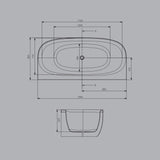 WHIRLPOOL COMBI SYSTEM - JAQUAR WELLNESS -  ( WHITE - ARC - 1900x900 mm - 76inchX36inch )