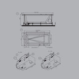 WHIRLPOOL WATER SYSTEM - JAQUAR WELLNESS - ( WHITE - FONTE - 1700x750x420 mm - 68inchX30inchX16.8inch )