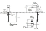 S/L BASIN MIXER W/O DRAIN&PIPES - KOHLER PREMIUM -  ( FRENCH GOLD - PREMIUM - 0x15 mm - 0inchX0.5inch )
