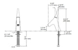 VIVE-SL BASIN MIXER W/PIPES - KOHLER PREMIUM -  ( FRENCH GOLD - PREMIUM - 0x15 mm - 0inchX0.5inch )