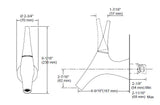 VIVE SC MONOBLOCK WM LAV FAUCET W/VALVE - KOHLER PREMIUM -  ( BLACK MATT - PREMIUM - 0x15 mm - 0inchX0.5inch )