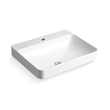 FOREFRONT-COUNT TOP W/BASIN W/SL FAUHOLE - KOHLER PREMIUM -  ( WHITE - PREMIUM - 584x460 mm - 23inchX18inch )