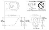 VIVE WALL HUNG W/O SEAT COVER FOR 38171IN-HC-0 - KOHLER PREMIUM -  ( WHITE - PREMIUM - 0x0 mm - 0inchx0inch )