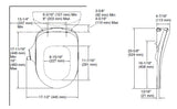VIVE PUREWASH M350 MANUAL BIDET SEAT ROUND FOR 38171IN-HC-0 - KOHLER PREMIUM -  ( WHITE - PREMIUM - 0x0 mm - 0inchx0inch )