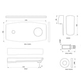 EXP PARTS FOR CON BASIN MIXER (W/M) - JAQUAR FAUCETS -  ( GRAPHITE - KUBIX PRIME - 0x15 mm - 0inchX0.5inch )