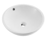 TABLE TOP BASIN - JAQUAR SWARE - ( WHITE - ORNAMIX - 425x425 mm - 17inchX17inch )