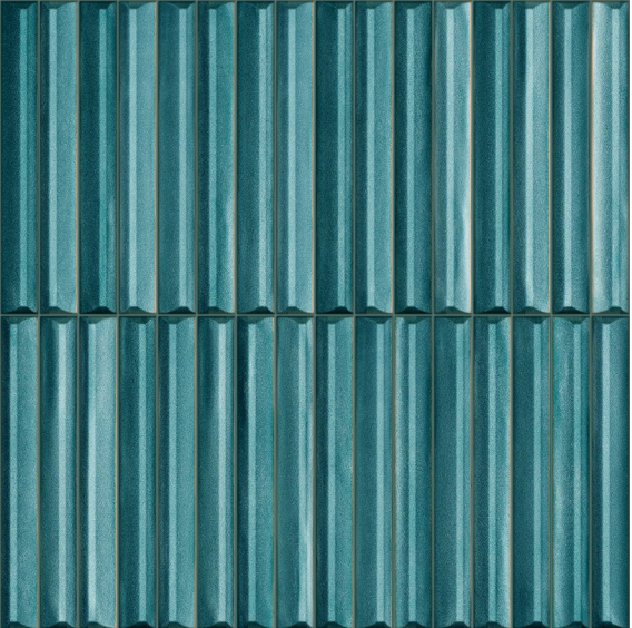 LAYER TEAL HL - INDIAN TILES -  (  - KERACER HIGH DEPTH DESIGNER TILES - 300x300x9 mm - 12inchX12inchX0.36inch )