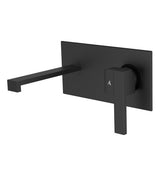 S L CONCD BAS MIX (WM)SPOUT COMPOSITE - ARTIZE FAUCET -  ( BLACK MATT - LE BLANC - 0x15 mm - 0inchX0.5inch )