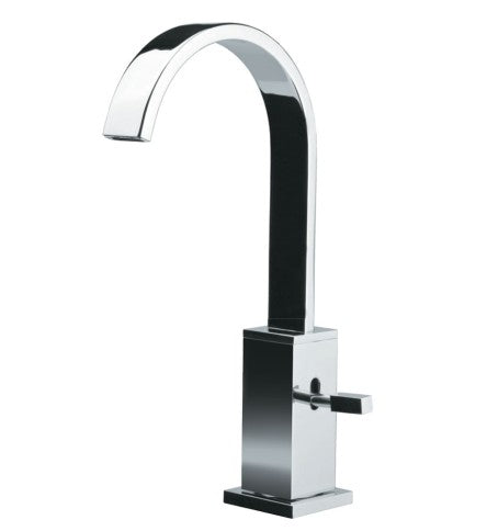 SL BASIN MIXER W/PIPES - ARTIZE FAUCET -  ( CHROME - LEONE - 0x15 mm - 0inchX0.5inch )