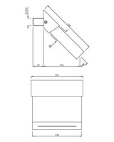 OVER HEAD SHOWER CASCADE FLOW - ARTIZE FAUCET -  ( CHROME - LEXA - 0x15 mm - 0inchX0.5inch )