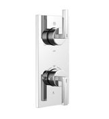 CONC.THERMO SET 2IN 2OUT+1FREE W/SHUTOFF - ARTIZE FAUCET -  ( CHROME - LINEA - 0x20 mm - 0inchX0.75inch )