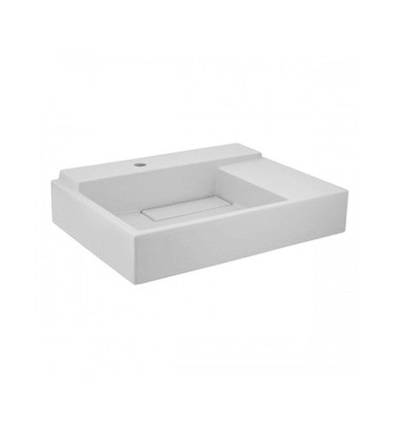 TABLE TOP BASIN - ARTIZE SWARE -  ( WHITE - LINEA - 650x470 mm - 18.8inchX0inch )