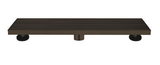 SHOWER CHANNEL DRAIN CENTER OUTLET 24 - AUGA -  ( MATT BLACK - CENTER OUTLET 24 INCH - 610x80 mm - 24.4inchX3.2inch )