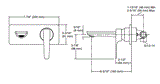 ALEO+--W/M LAV FAUCER TRIM+CONC.VALVE - KOHLER PREMIUM -  ( ROSE GOLD - PREMIUM - 0x15 mm - 0inchX0.6inch )