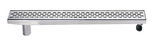 SHOWER LINEAR DRAIN LEFT & RIGHT OUTLET (50MM) - AUGA  - (SS FINISH -  - 1200x76x80 mm - 48inchX3.04inchX3.2inch)
