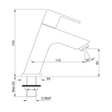 PILLAR COCK - JAQUAR FAUCETS -  ( CHROME - LYRIC - 0x15 mm - 0inchX0.5inch )