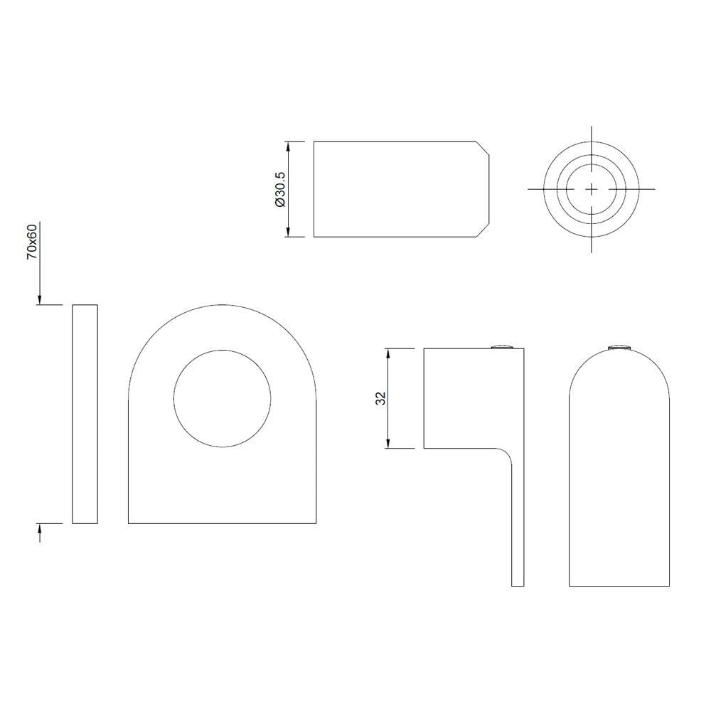 EXPOSED PARTS FOR CSC ALD-083/ALD-089 - JAQUAR FAUCETS - ( CHROME - LYRIC - 0x0 mm - 0inchX0inch )