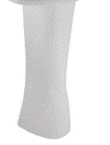 FULL PEDESTAL FOR 38801 - JAQUAR SWARE - ( WHITE - LYRIC - 0x0 mm - 0inchX0inch )