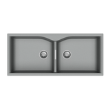 QUARTZ 2.0 BOWL W/O DRAIN BOARD (DEPTH 9INCH) - CARYSIL -  ( GRANITE METALLIC CROMA - LARGO - 1140x500 mm - 45inchX20inch )