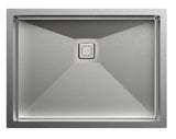 1 BOWL W/O DRAIN BOARD (DEPTH 8INCH) THK 1MM - CARYSIL -  ( GUN METAL MATT - MICRO RADIUS R10 - 610x457 mm - 24inchX18inch )