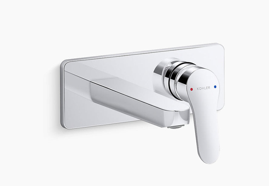 ACCLIV SINGLE CONTROL WALL MOUNT BASIN FAUCET TRIM - KOHLER POPULAR -  ( POLISHED CHROME - POPULAR - 0x40 mm - 0inchX1.6inch )