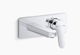 ACCLIV SINGLE CONTROL WALL MOUNT BASIN FAUCET TRIM - KOHLER POPULAR -  ( POLISHED CHROME - POPULAR - 0x40 mm - 0inchX1.6inch )
