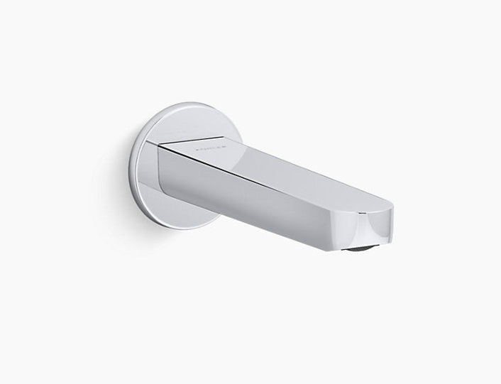 ACCLIV WALL MOUNT BATH SPOUT WITHOUT DIVERTER - KOHLER POPULAR -  ( CHROME - POPULAR - 0x38 mm - 0inchX1.52inch )