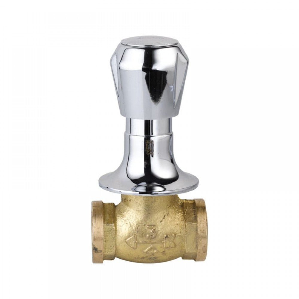 CONC.STOP COCK WITH HEAVY BODY - ESSCO FAUCET -  ( CHROME - MARVEL RANGE - 0x20 mm - 0inchX0.75inch )