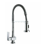 S.L. PULL OUT SINK MIXER T/M W/PIPES (MAXIMUS)- CARYSIL -  ( CHROME - ACCESSORIES - 0x15 mm - 0inchX0.5inch )