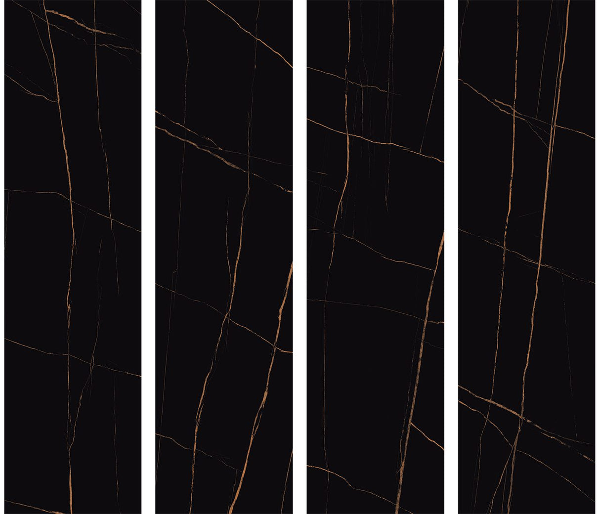 NOIR ST LAURENT ULTRA GLEAM - PORCEKO -  (  - QUARRY BLACK - 3000x790x15 mm - 118.11inchX31.1inchX0.6inch )