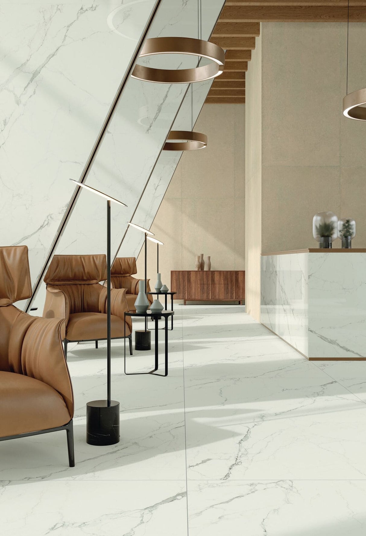 STATUARIO THICKNESS 9MM - NEXION -  (  - SOFT NATURALE II - 1198x1198x mm - 48inchX48inchX0.36inch )