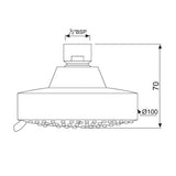 ROUND M.FLOW 100MM - JAQUAR FAUCETS -  ( CHROME - OVERHEAD SHOWER - 0x15 mm - 0inchX0.5inch )