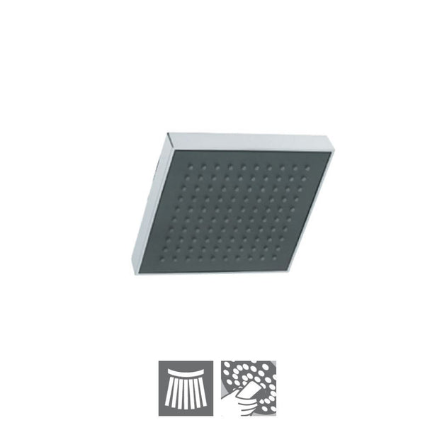 SQUARE - JAQUAR FAUCETS - ( CHROME - OVERHEAD SHOWER - 15x200 mm - 0.5inchX8inch )