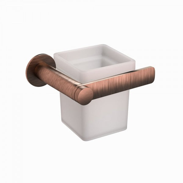 TUMBLER HOLDER - ARTIZE FAUCET -  ( ANTIQUE COPPER - ONYX - 0x15 mm - 0inchX0.5inch )